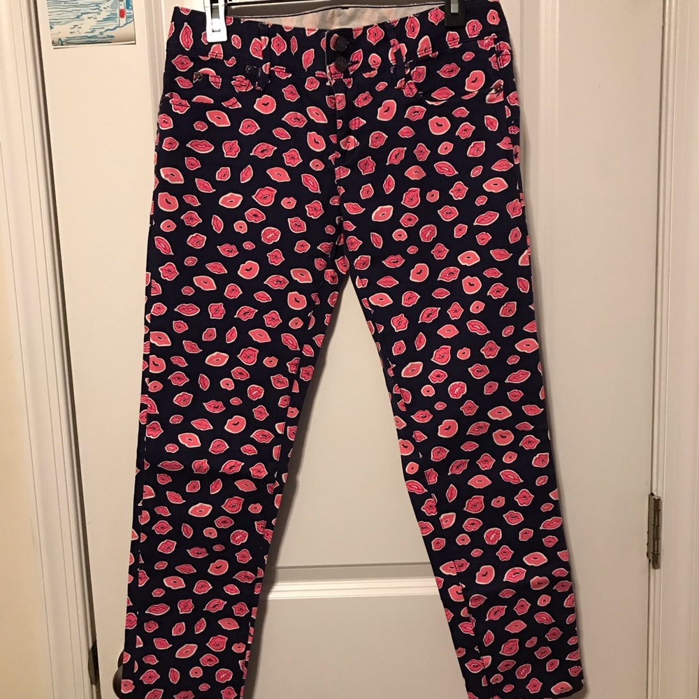 Lilly Pulitzer size 4 skinny mini worth pants 💋💋